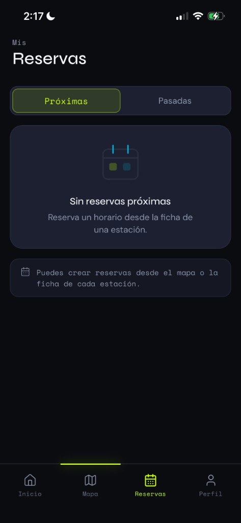 Voltpath — reservas de horario de carga